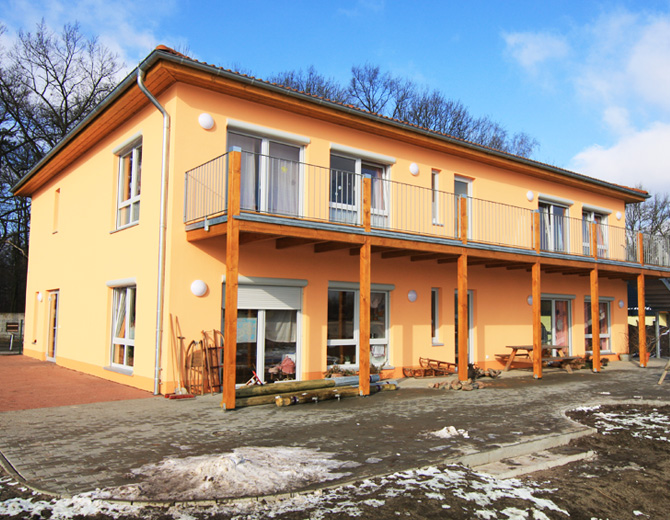 Kita Schwalbennest Gebäude Grundstück